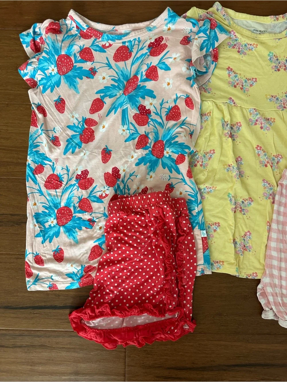 Posh Peanut Girls Bamboo Play Shorts Sets Size 8Y